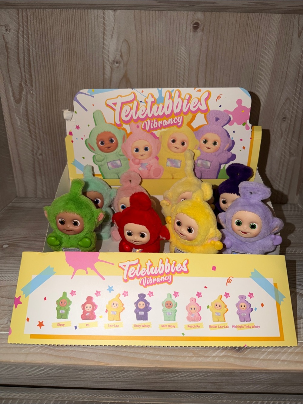Teletubbies Vibrancy Plush Set - Multicolor Characters full set of 8
